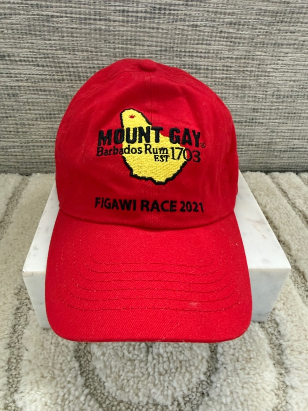 RARE Mount Gay Figawi Race 2021 Red Baseball Cap
